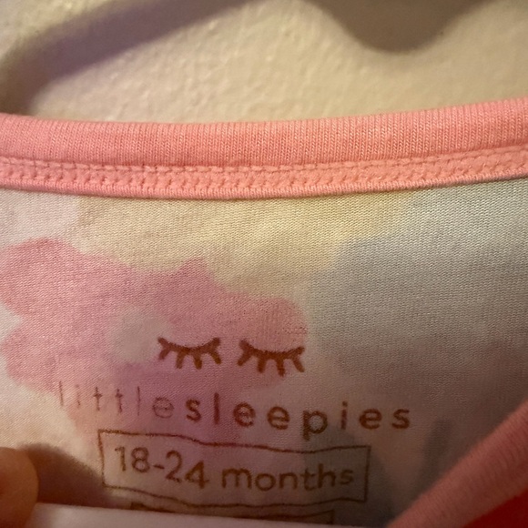 Little Sleepies Colorful Floral Pajamas - Picture 3 of 3